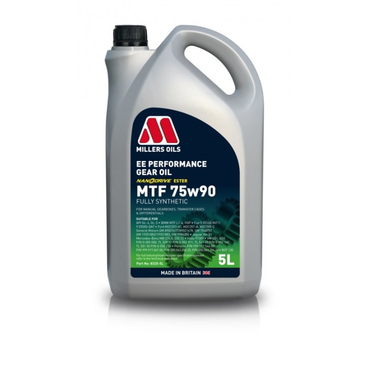 Olej przekładniowy Millers Oils EE Performance MTF 75W90 | kutysilnik.pl