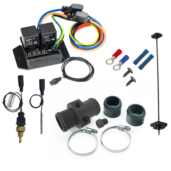 Davies Craig Digital Thermatic® Fan Switch with 1/4" NPT Sensor & 35mm Inline Adapter Kit | kutysilnik.pl