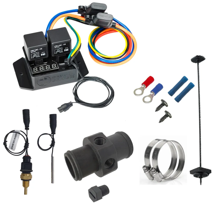 Davies Craig Digital Thermatic® Fan Switch with 1/4" NPT Sensor & 38mm Inline Adapter Kit | kutysilnik.pl