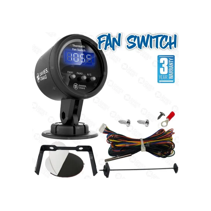 Davies Craig Digital Gauge Thermatic Fan Switch Kit | kutysilnik.pl