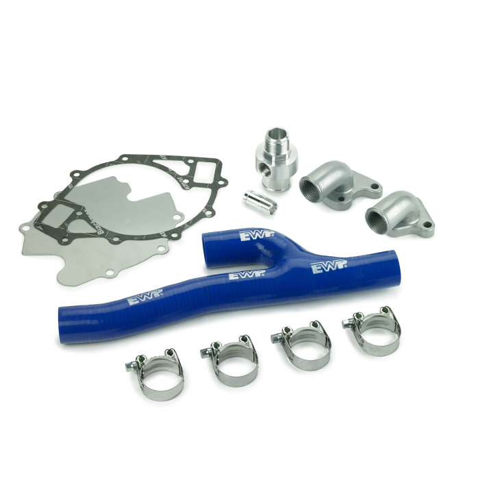 Davies Craig Ford Big Block EWP® Block Adapter - Blue Hose | kutysilnik.pl