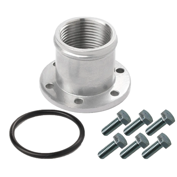 Davies Craig EWP® Alloy Flange Adapter: 38mm (1 1/2") Straight Hose Barb With Female -16AN ORB | kutysilnik.pl