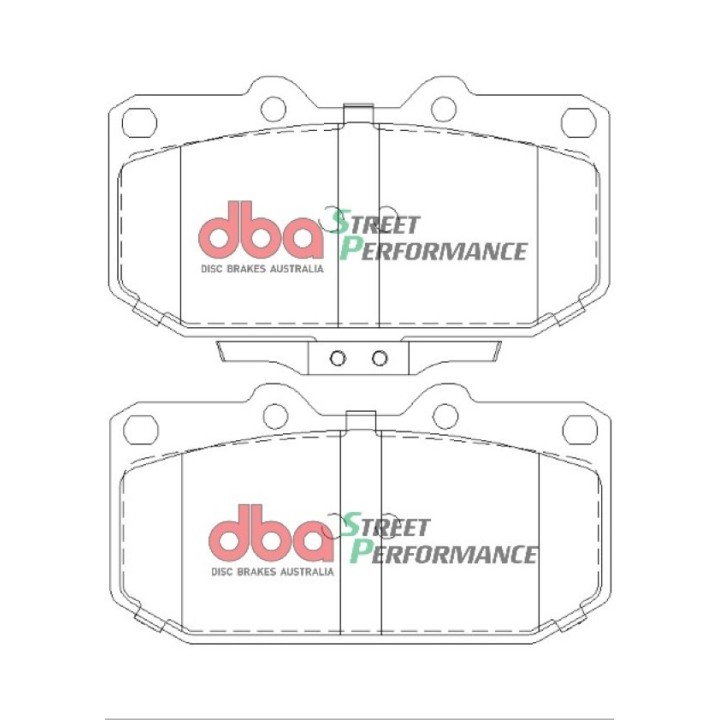 Klocki hamulcowe DBA przednia Subaru Impreza GT/WRX (GC/GD/G