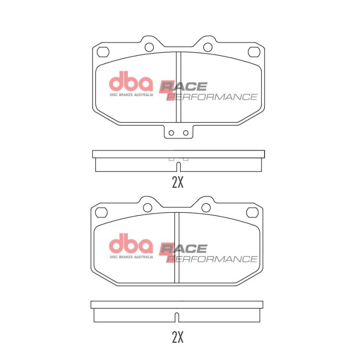 Klocki hamulcowe DBA przednia Subaru Impreza GT/WRX (GC/GD/G