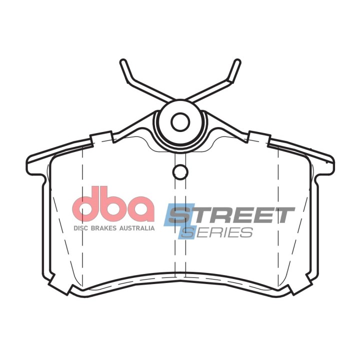 Klocki hamulcowe DBA tylne Megane RS Mk2/Mk3, Audi, VW (TRW) - DB1449 | kutysilnik.pl