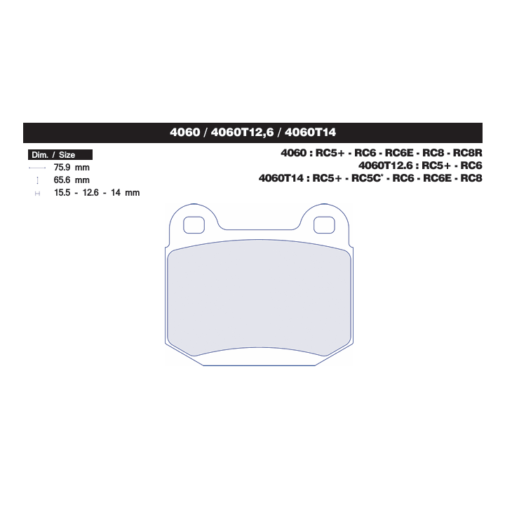 Klocki CL Brakes 4060 RC5 RC6 RC6E RC8 RC8R | kutysilnik.pl