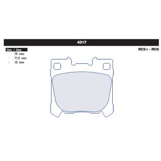 Klocki CL Brakes 4217 RC5 RC6 | kutysilnik.pl