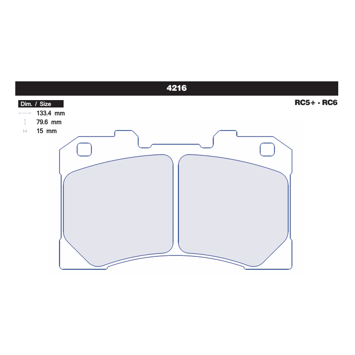 Klocki CL Brakes 4216 RC5 RC6 | kutysilnik.pl