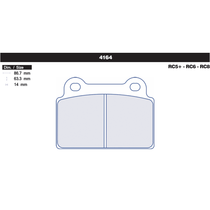 Klocki CL Brakes 4164 RC5 RC6 RC8 | kutysilnik.pl